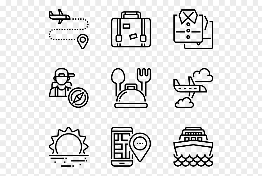 Travel And Tourism Icon Design PNG