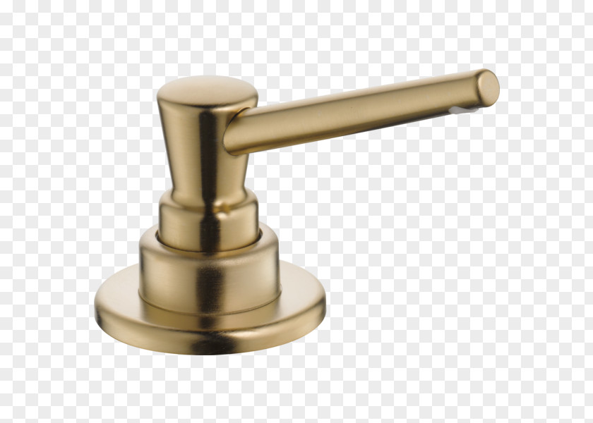 Champagne Bronze Finish Delta Soap/Lotion Dispenser Kitchen Faucet Handles & Controls Soap Dishes Holders PNG
