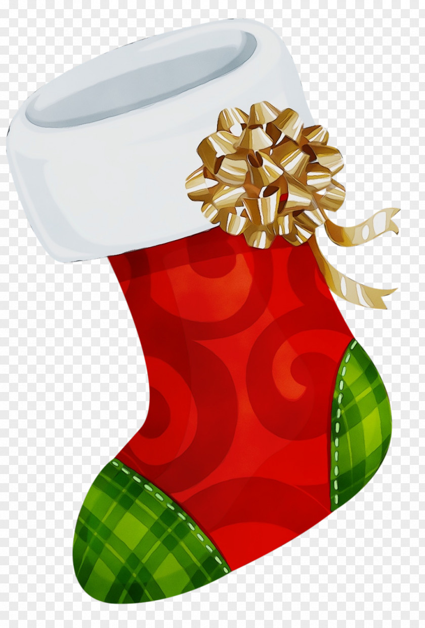 Textile Christmas Decoration Stocking PNG