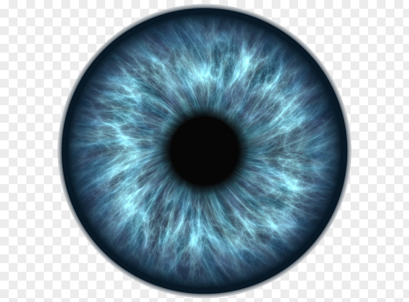 Blue Eye Pupil Icon PNG