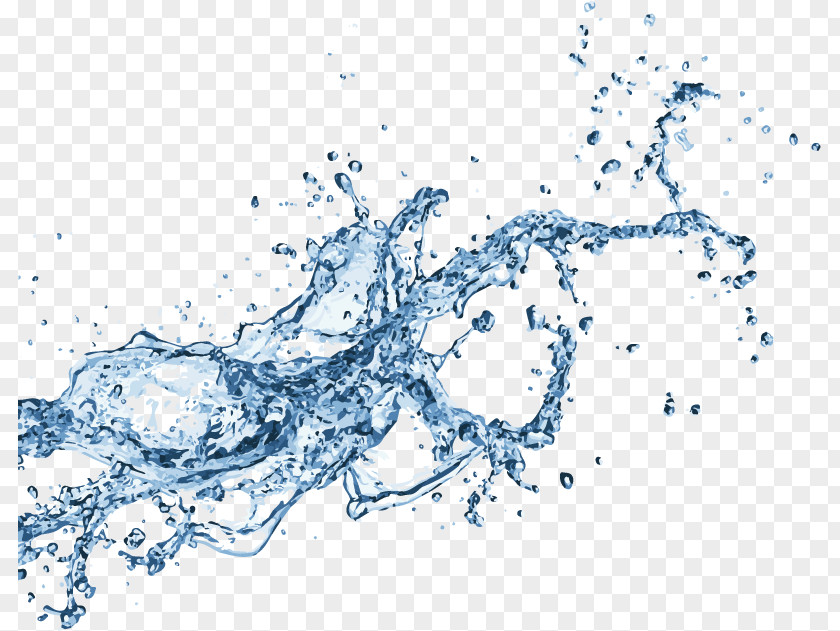 Dynamic Splash Water Drops Drop PNG