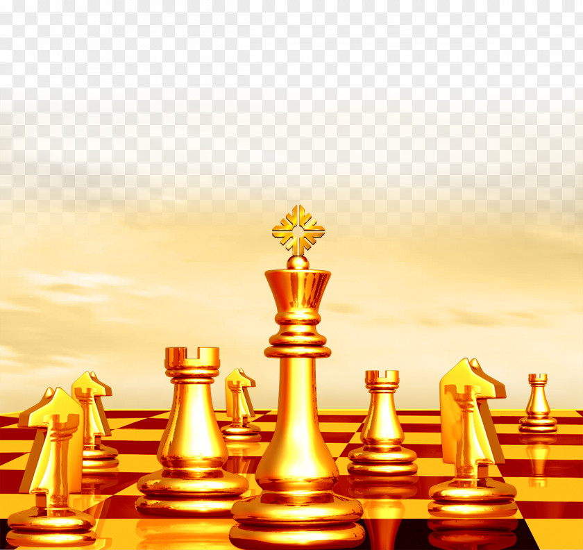 Golden Chess Spotify PNG