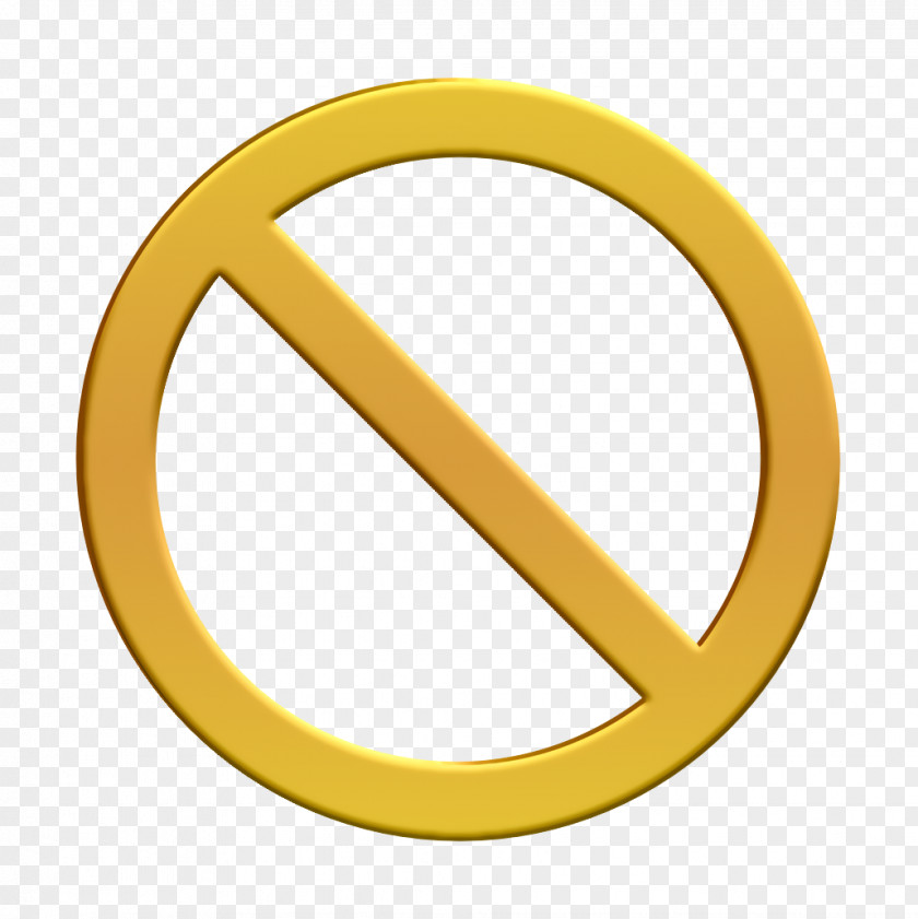 Oval Symbol Interested Icon Not PNG