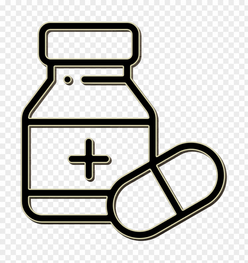 Symbol Line Art Medicine Icon Drug Healthcare And Medical PNG