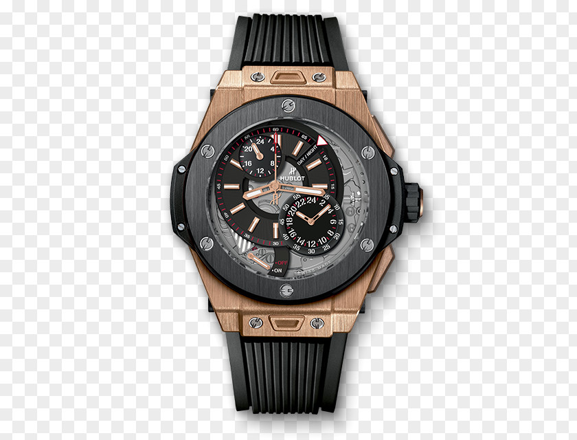 Watch International Company Gold Hublot Chronograph PNG