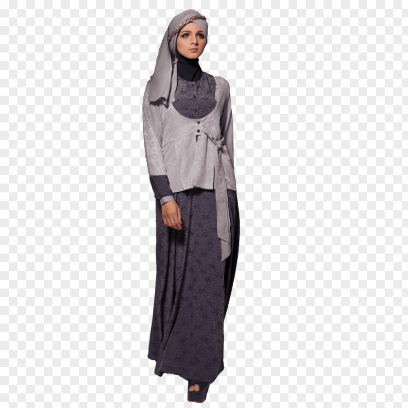 Muslim Architecture Outerwear Pants Sleeve Neck Grey PNG