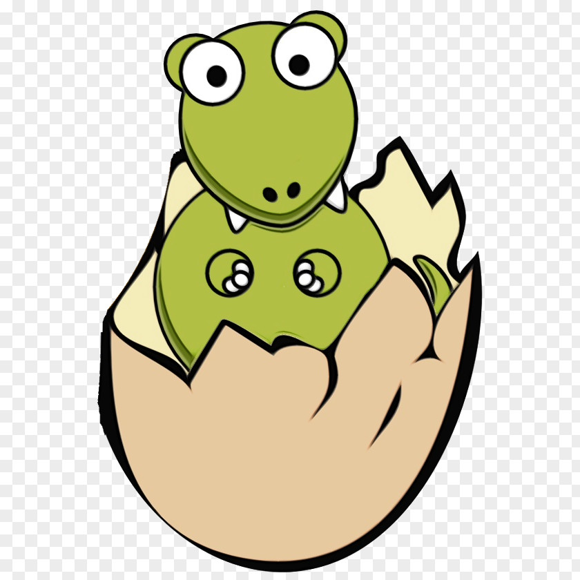 Plant Smile Green Cartoon Clip Art Yellow Frog PNG