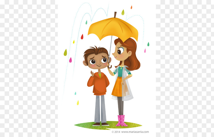 Boy With Umbrella Toddler Clip Art PNG