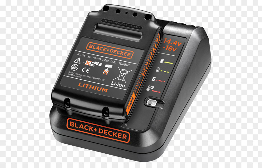 Lithium Battery Icon Charger Multi-tool Lithium-ion Cordless Black & Decker PNG