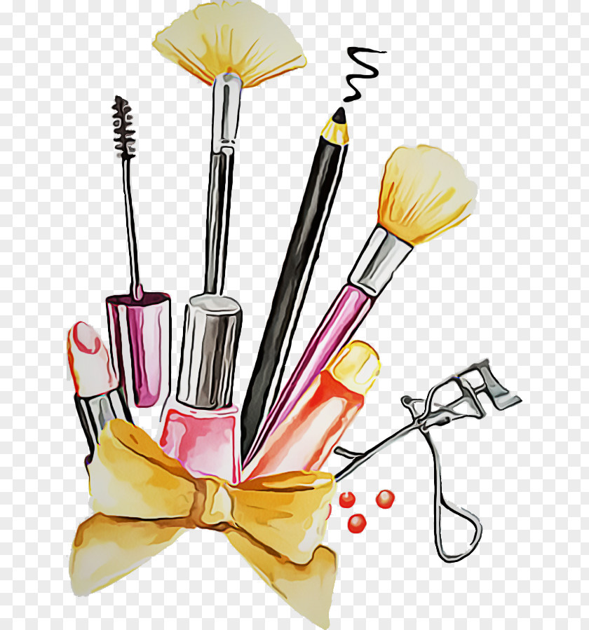 Mascara Recreation Paint Brush Cartoon PNG
