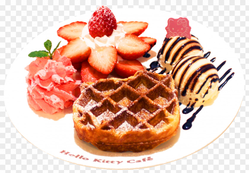 Pizza Belgian Waffle Restaurant Dish PNG