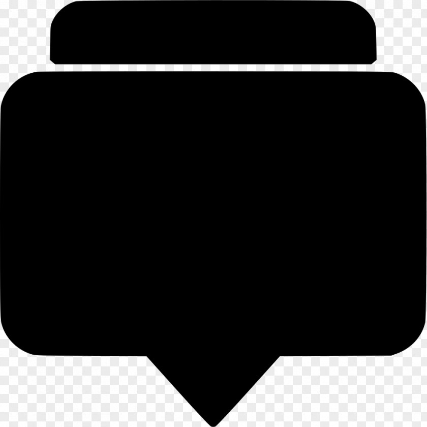 Rectangle Black Document PNG