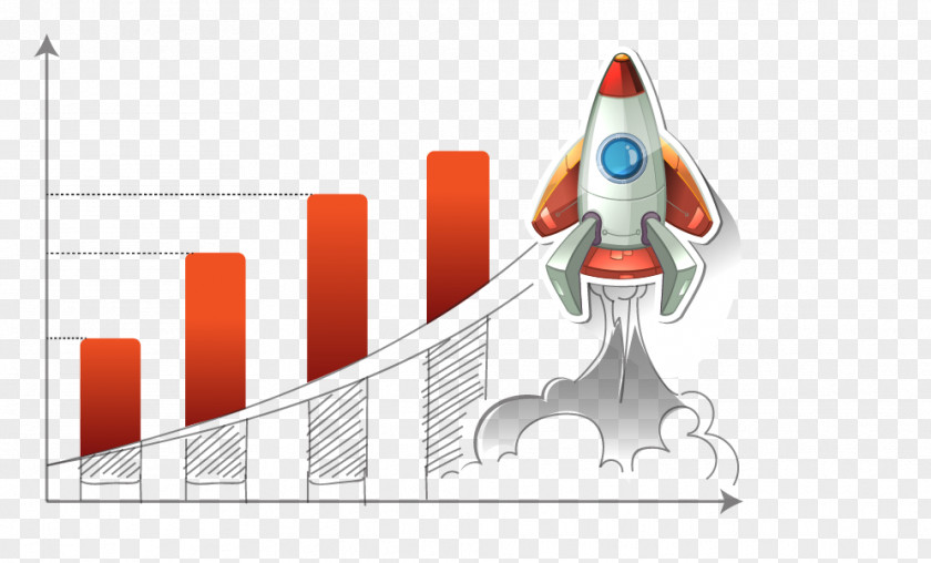 Rocket Startup Company Infographic Business Plan PNG
