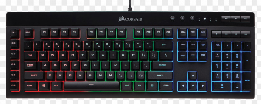 Computer Keyboard Corsair Gaming K55 RGB Rgb Color Model Backlight PNG