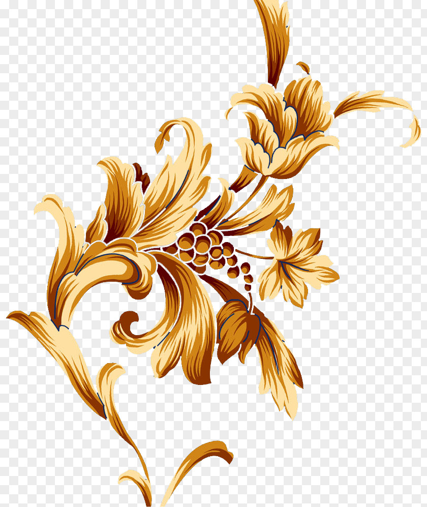 Flower Bokmärke Gold Raster Graphics Clip Art PNG
