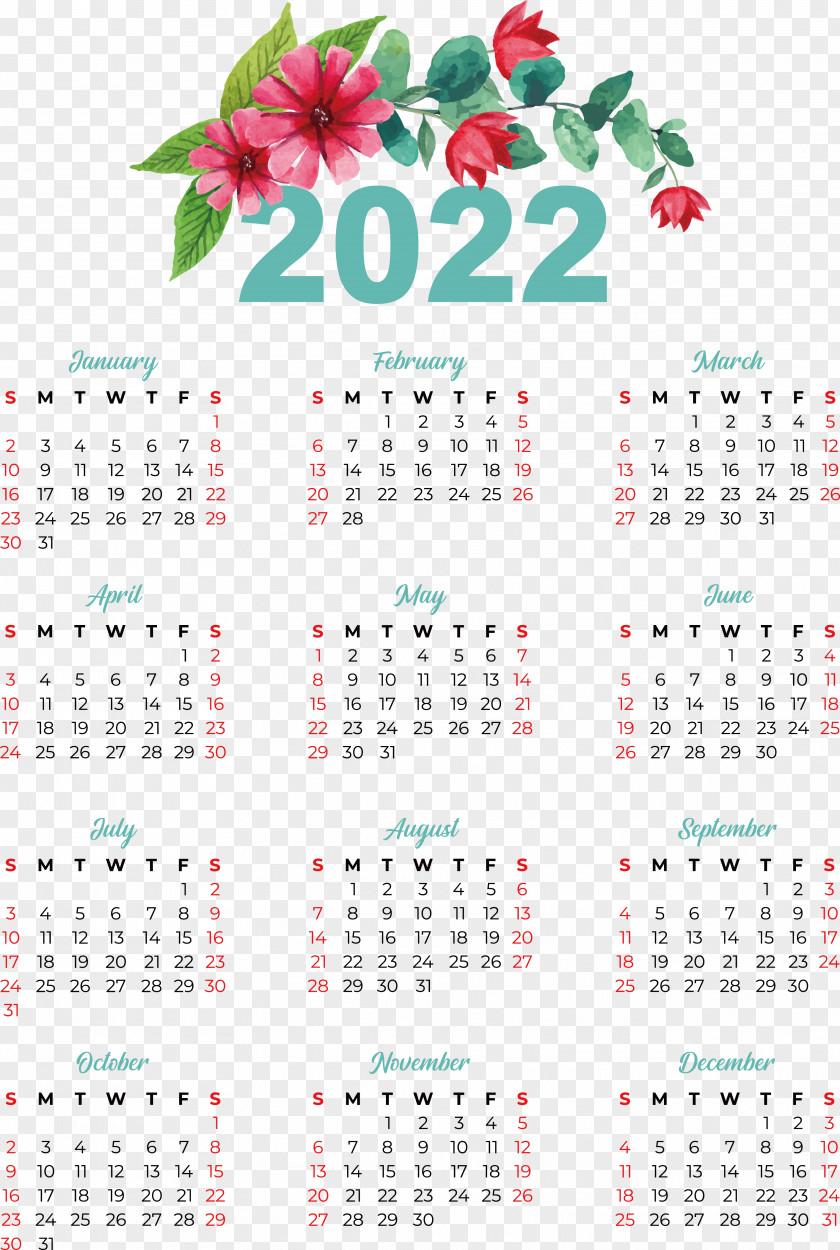 Calendar Calendar Month 2022 PNG