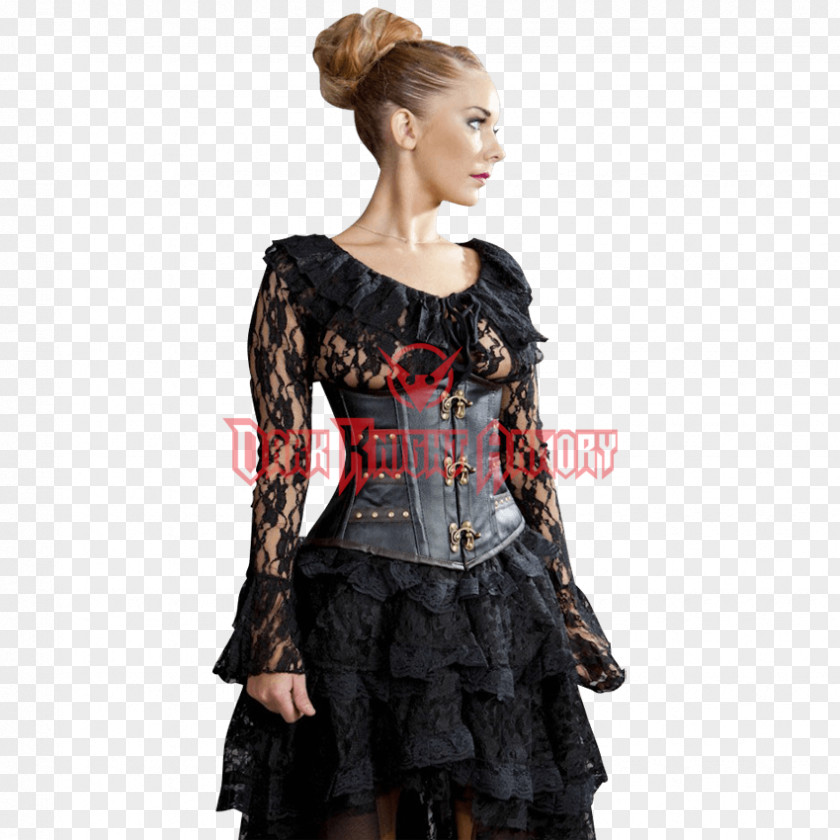 Corset Clothing Blouse Dress Gothic Fashion PNG