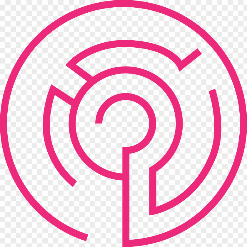 Labyrinth Magenta Purple Circle Symbol Area PNG