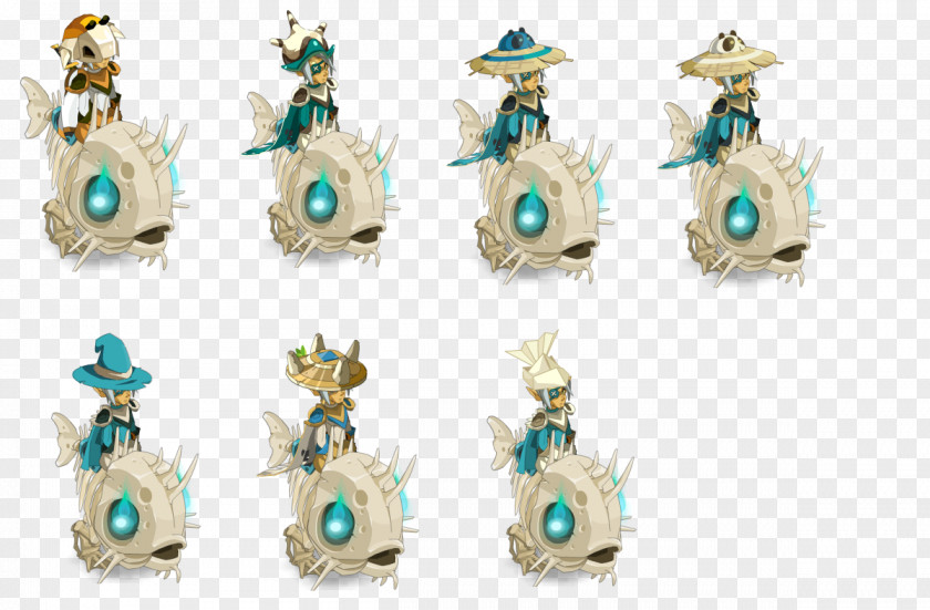 Salut Human Skeleton Horse Tack Dofus Ankama Turquoise PNG