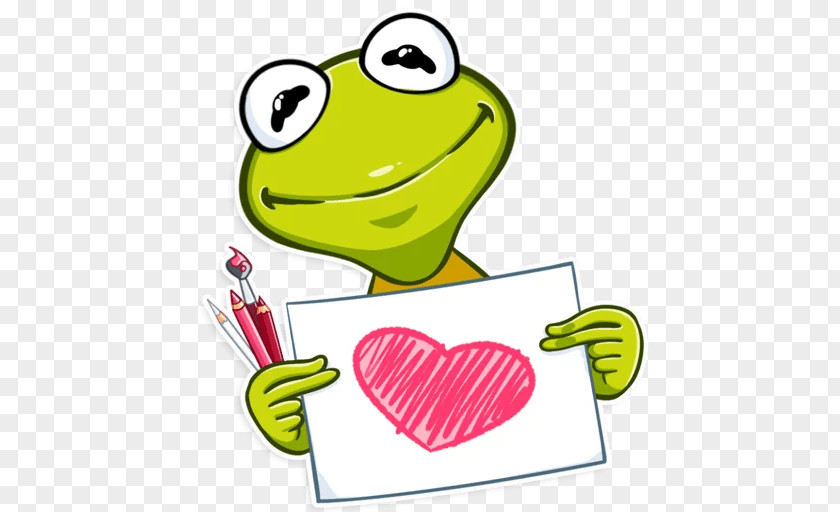 Frog Kermit The Clip Art Telegram Sticker PNG