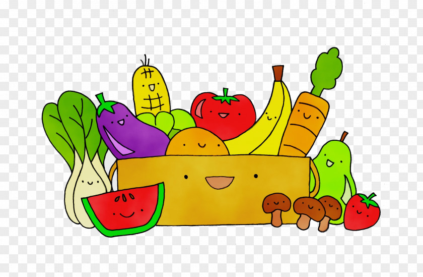 Fruit Plant Cartoon Vegetable Caterpillar PNG