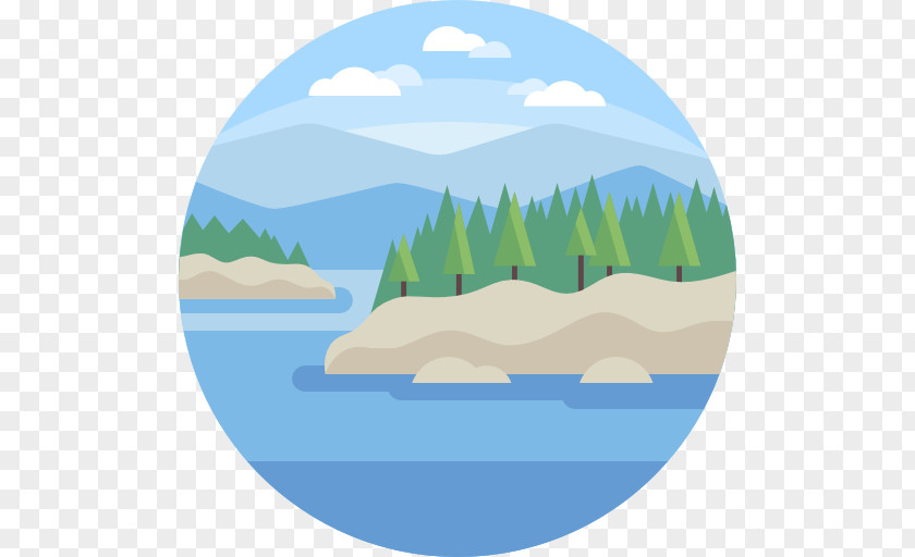 Beautiful Scenery Share Icon Landscape PNG