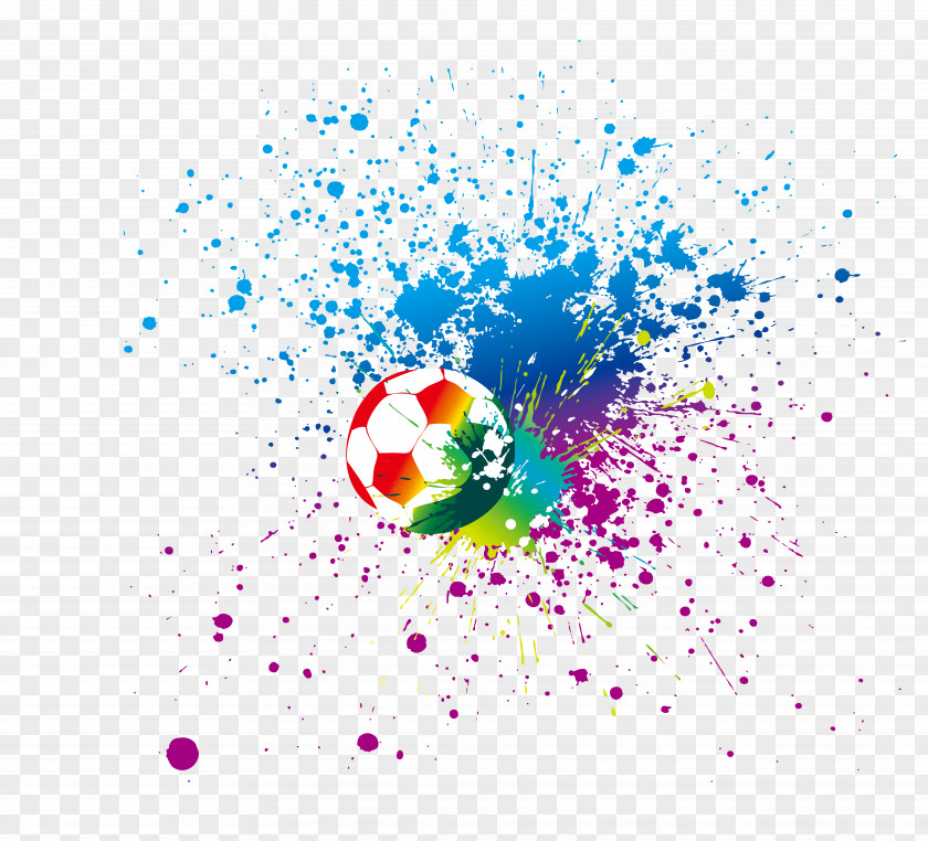 Colorful Soccer Chelsea F.C. Football Bedroom Wallpaper PNG