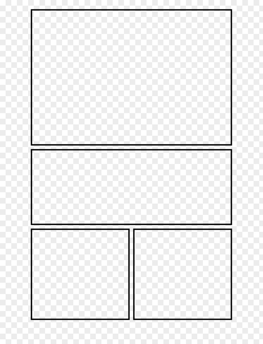 Comic Book Template Comics Panel Strip PNG