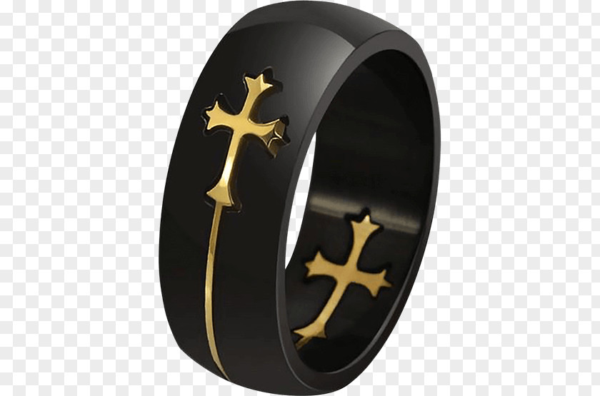 Ring Wedding Gold Jewellery Cross PNG