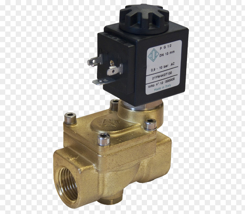 Solenoid Valve Electricity Electromagnetic Coil PNG