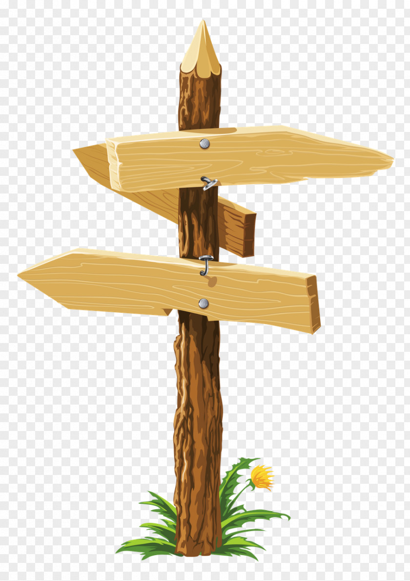 Wooden Board Arrow Clip Art PNG