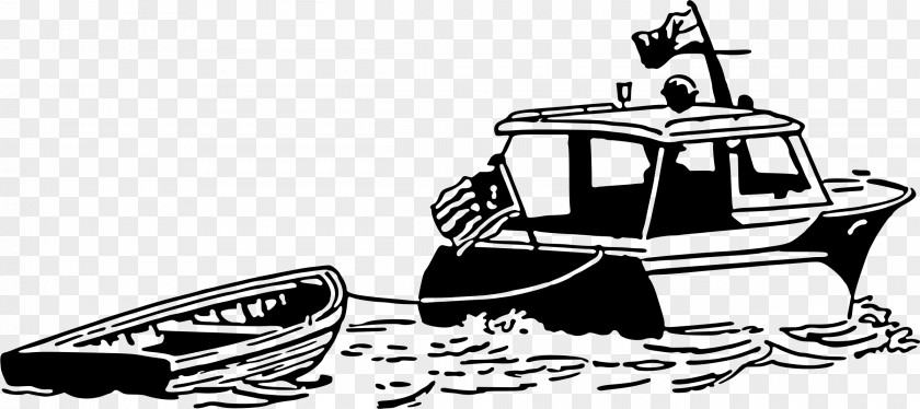 Boat Towing Dinghy Clip Art PNG