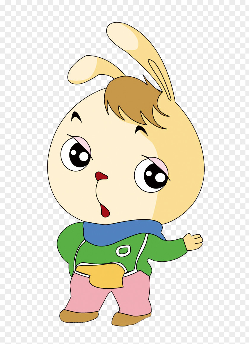 Cartoon Rabbit European Illustration PNG