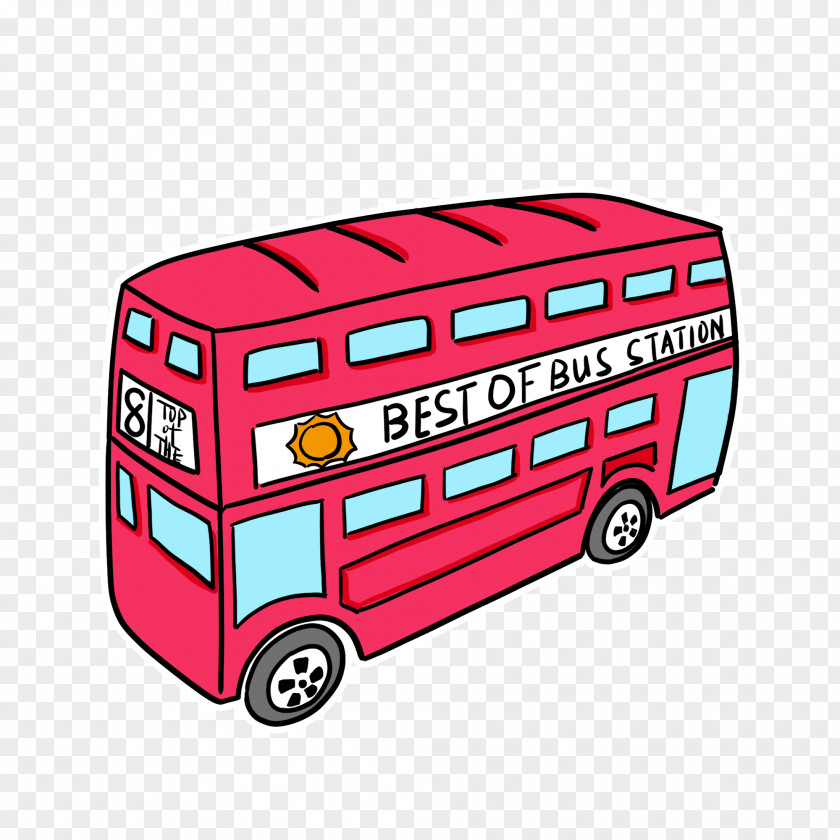 School Bus Toy Vehicle Cartoon PNG