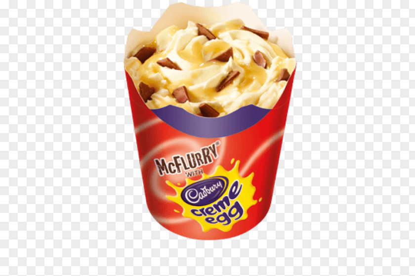 Chocolate McFlurry Fast Food Cream Cadbury Creme Egg McDonald's PNG