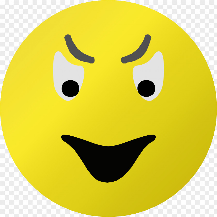 Evil Smiley Emoticon Clip Art PNG