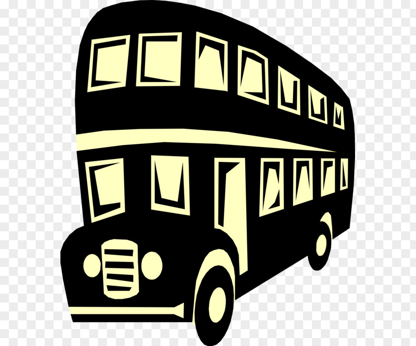 Bus Double-decker Transport Clip Art Vector Graphics PNG