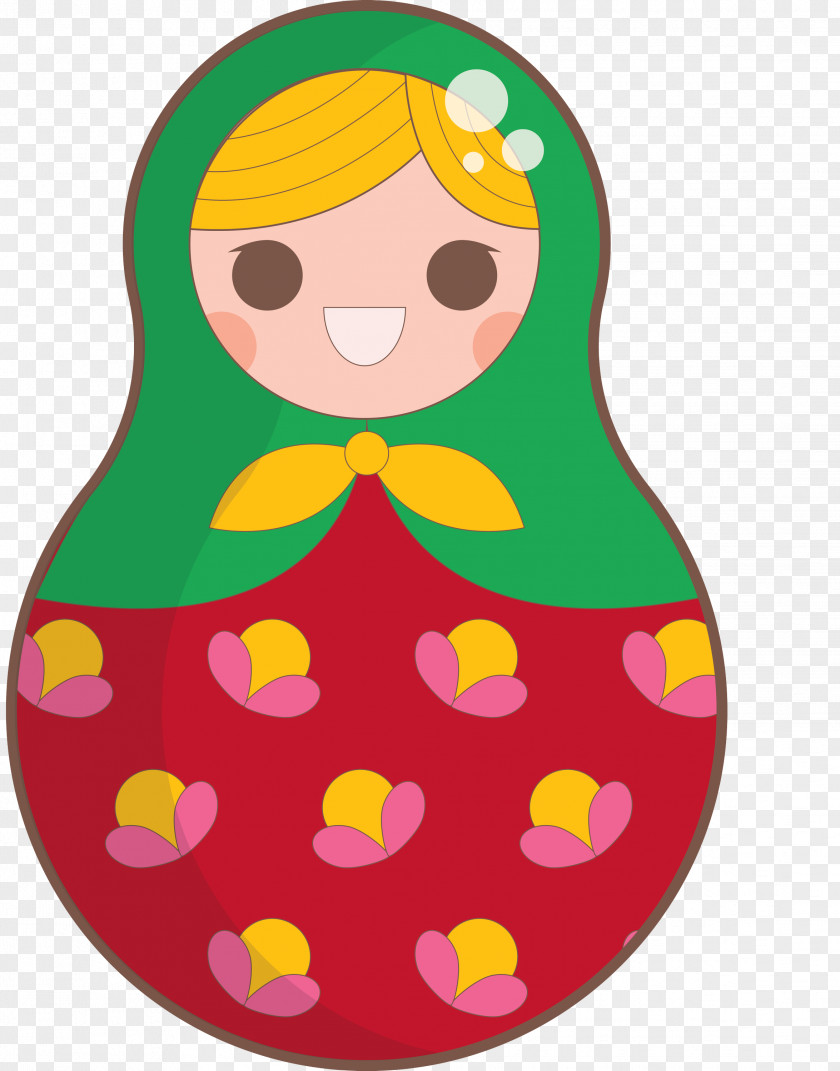 Colorful Russian Doll PNG