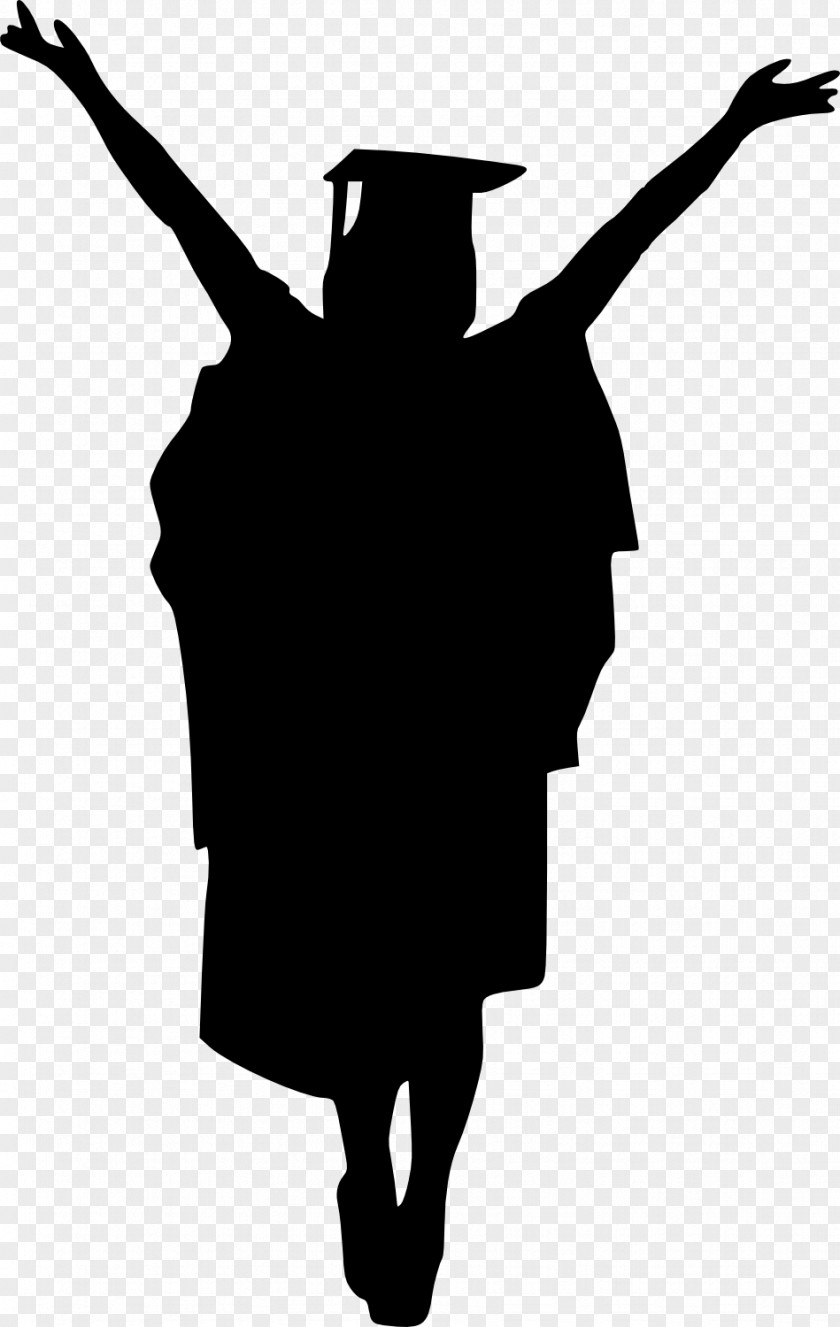 Graduation Silhouette Ceremony Clip Art PNG