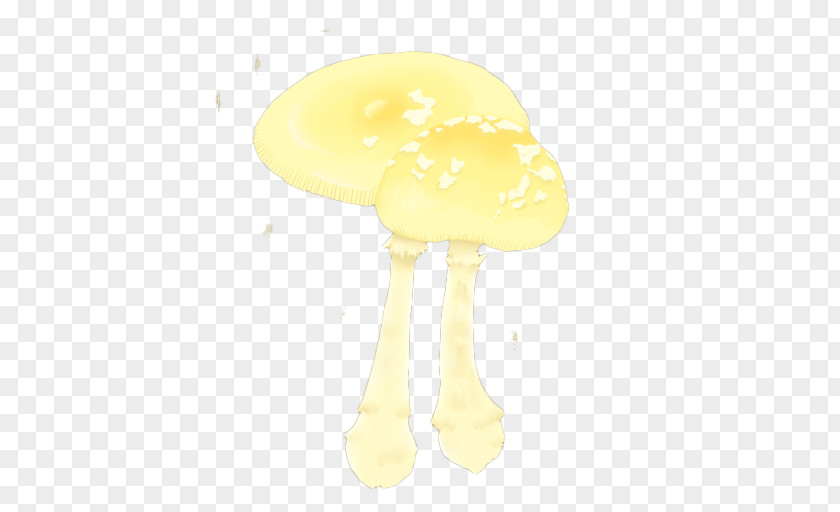 Painted Cream-colored Mushrooms Yellow PNG
