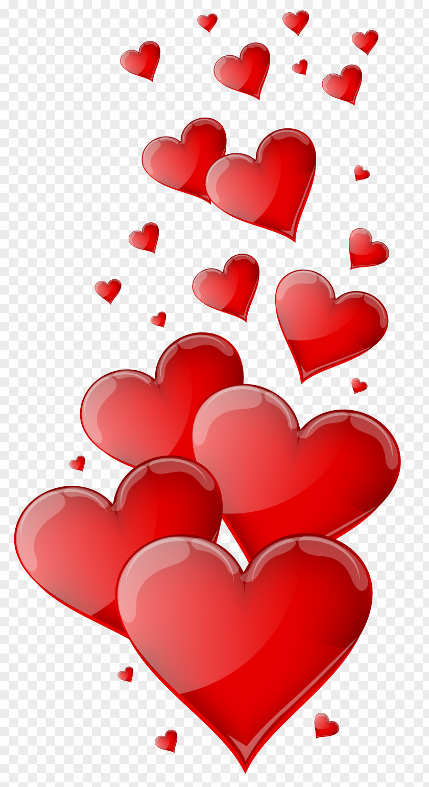 Red Hearts Clipart Image Heart Love Clip Art PNG