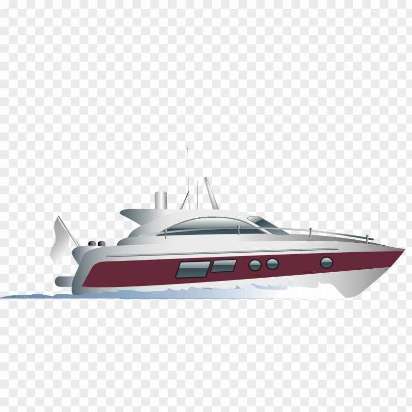 Ship Vector Material Luxury Yacht PNG