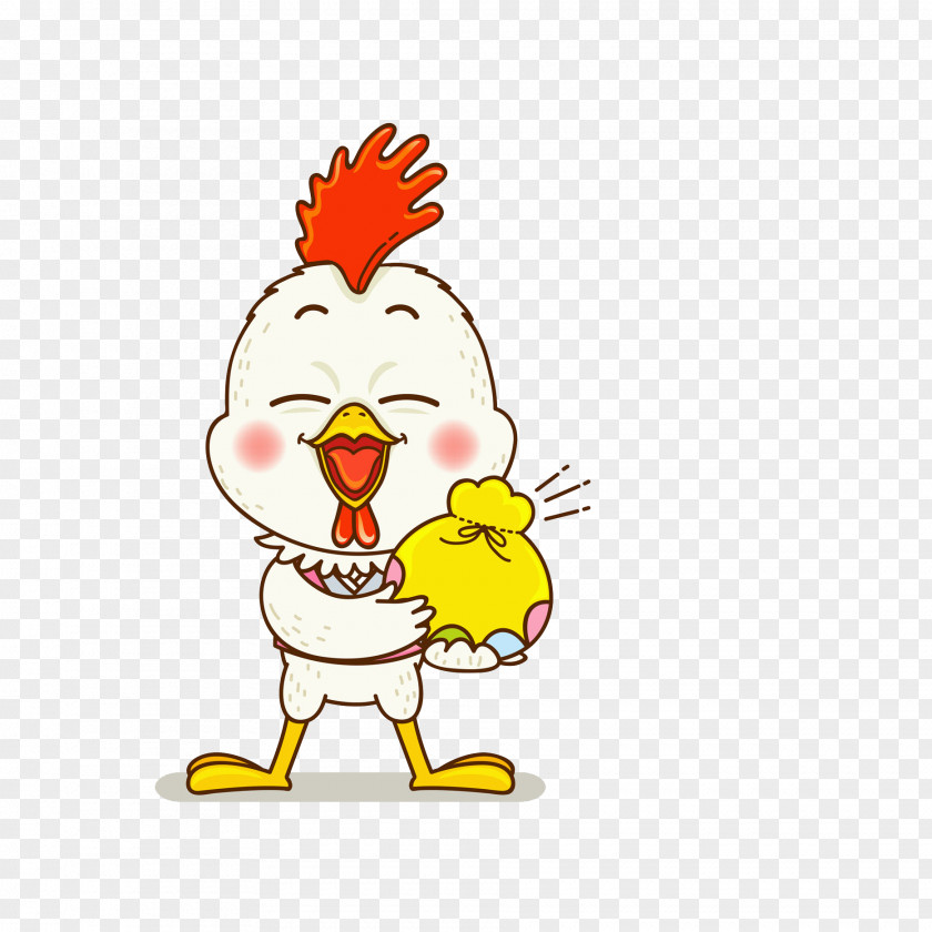 A Chicken With Purse In It Money Gold Coin Clip Art PNG