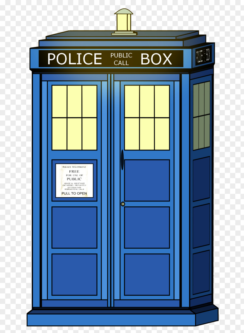 Doctor The TARDIS Police Box Vector Graphics Ninth PNG