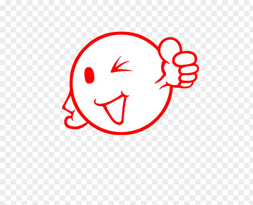 FIG Red Smiley Thumbs Up Clip Art PNG