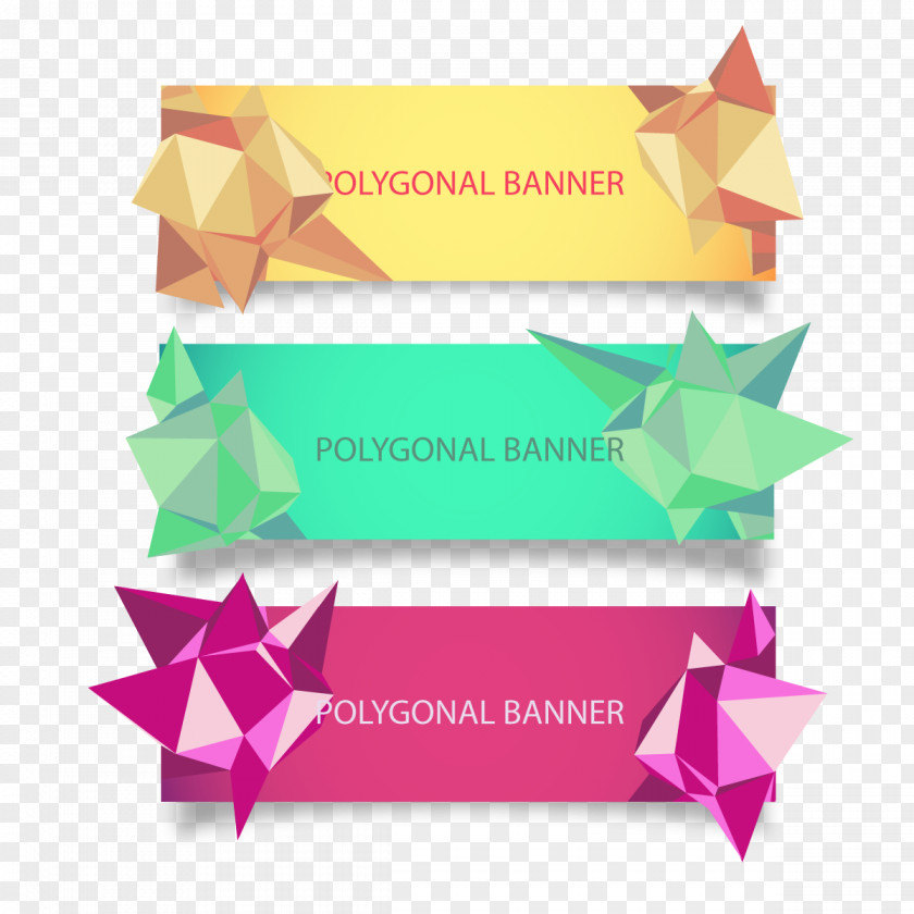 Vector Banner Bar Section Polygon Web Euclidean Download PNG