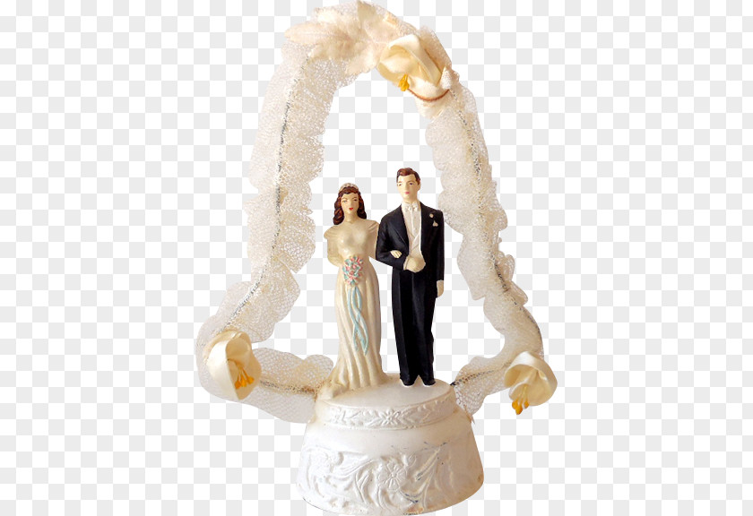 Wedding Couple Cake Topper Fritter Bridegroom PNG