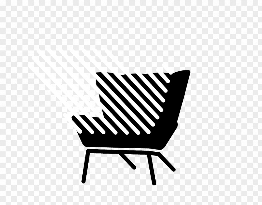 Chair Garden Furniture Line Angle PNG