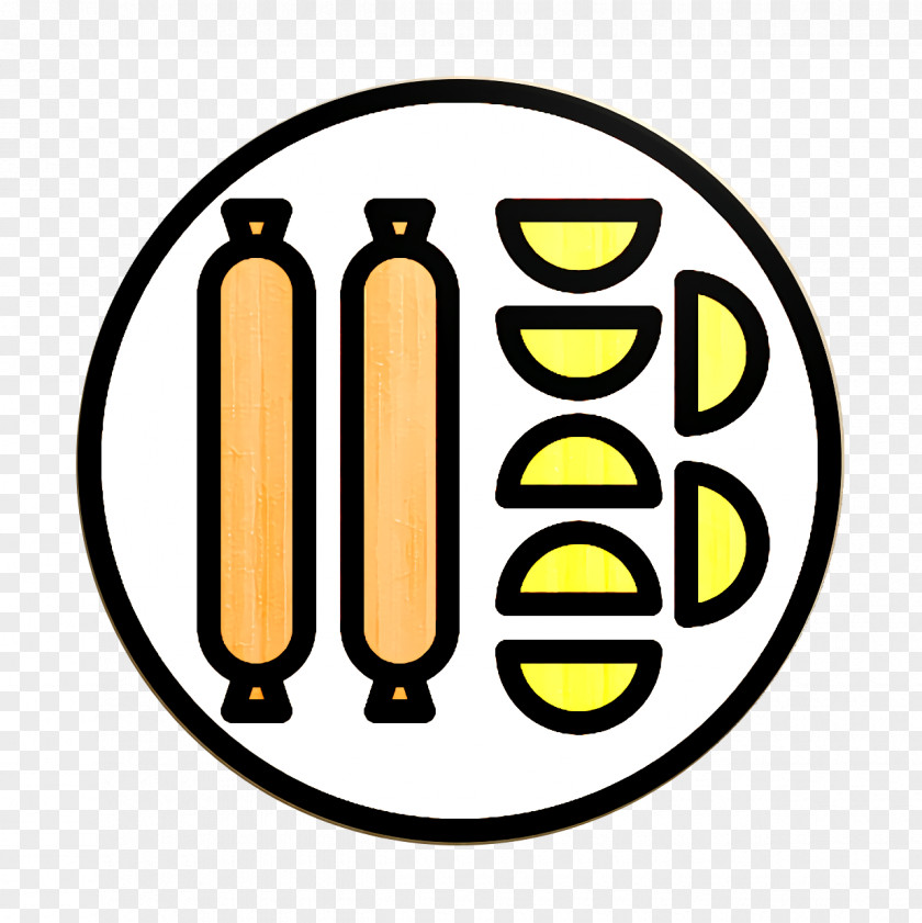 Plate Icon Restaurant Sausage PNG