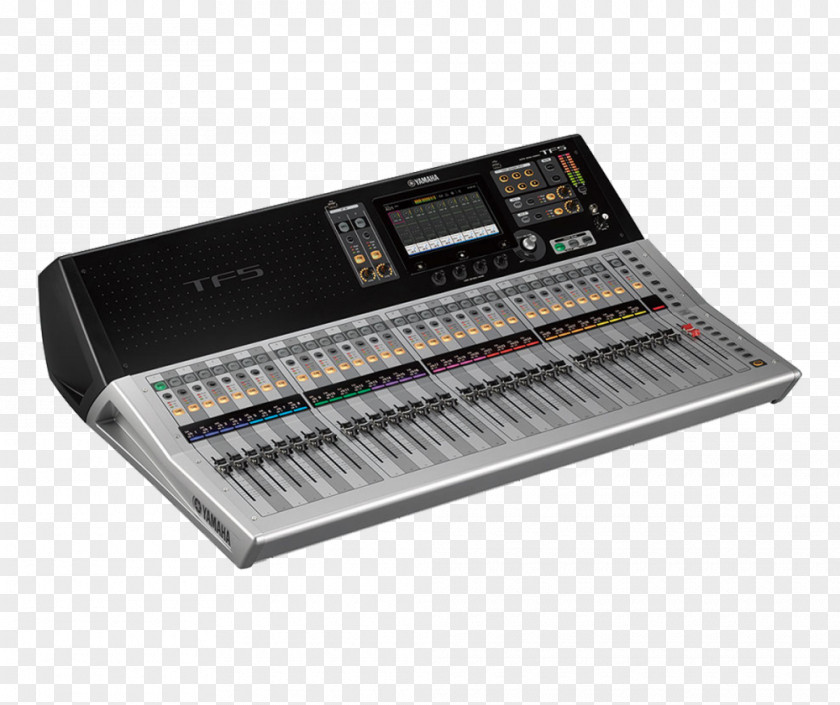 Digital Mixing Console Yamaha TF5 Audio Mixers Corporation Fade PNG